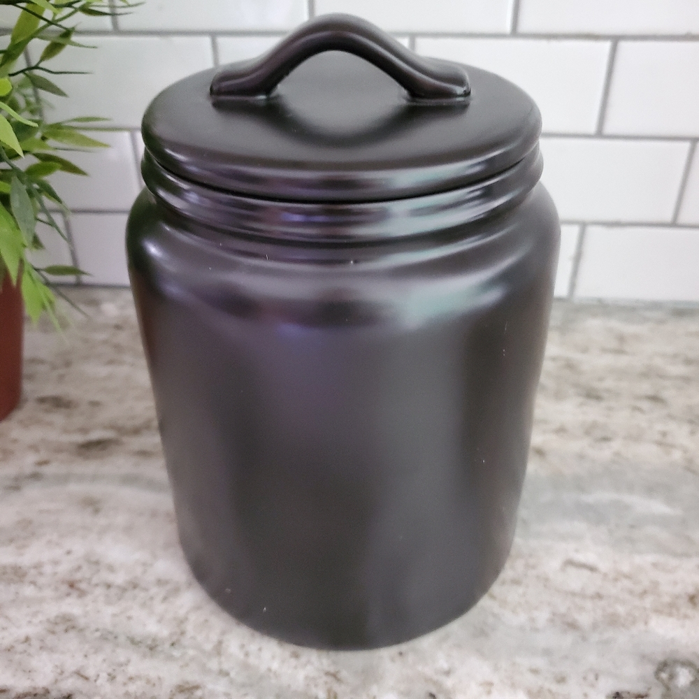 Rae Dunn Goodies Black Large Canister - Picture 4 of 7